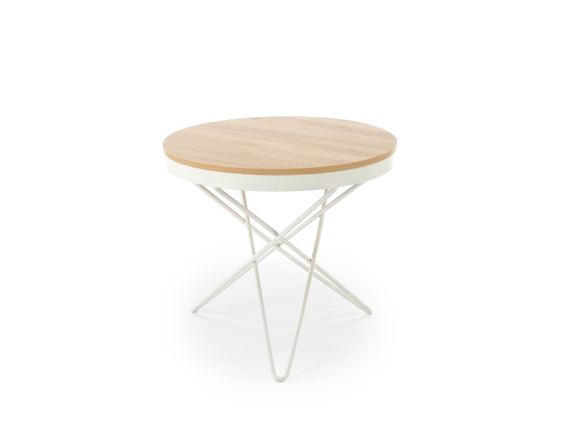 Ława LEILA , naturalny / biały - Halmar