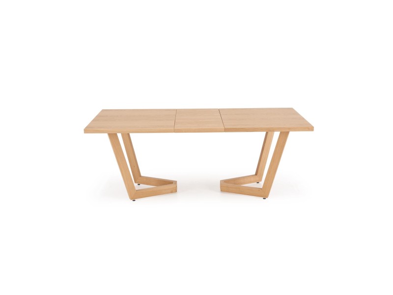Stół MASSIVE 3 rozkładany 160-250x90x77 cm dąb naturalny/dąb naturalny - Halmar