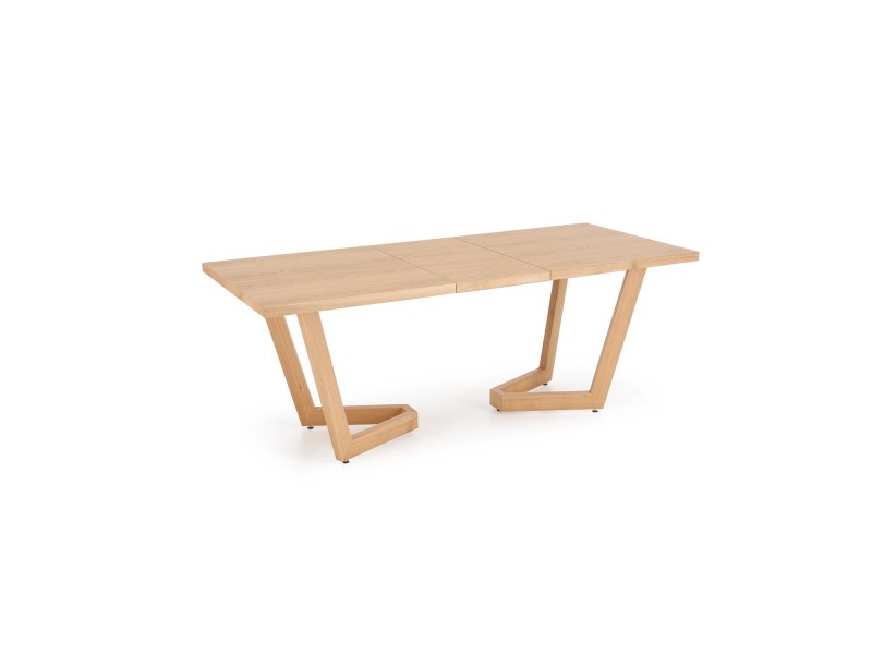 Stół MASSIVE 3 rozkładany 160-250x90x77 cm dąb naturalny/dąb naturalny - Halmar