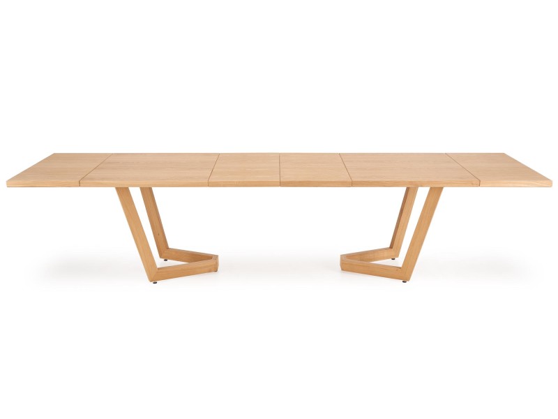 Stół MASSIVE 3 rozkładany 160-250x90x77 cm dąb naturalny/dąb naturalny - Halmar