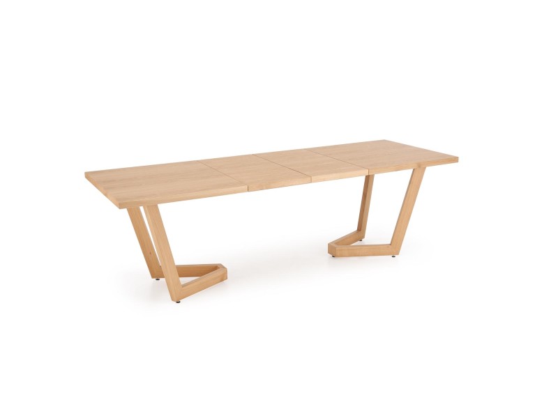 Stół MASSIVE 3 rozkładany 160-250x90x77 cm dąb naturalny/dąb naturalny - Halmar