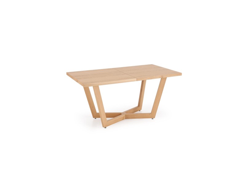 Stół MASSIVE 3 rozkładany 160-250x90x77 cm dąb naturalny/dąb naturalny - Halmar
