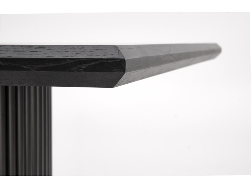 Stół BOLERO rozkładany 160-250x90x78 cm dąb naturalny/czarny - Halmar