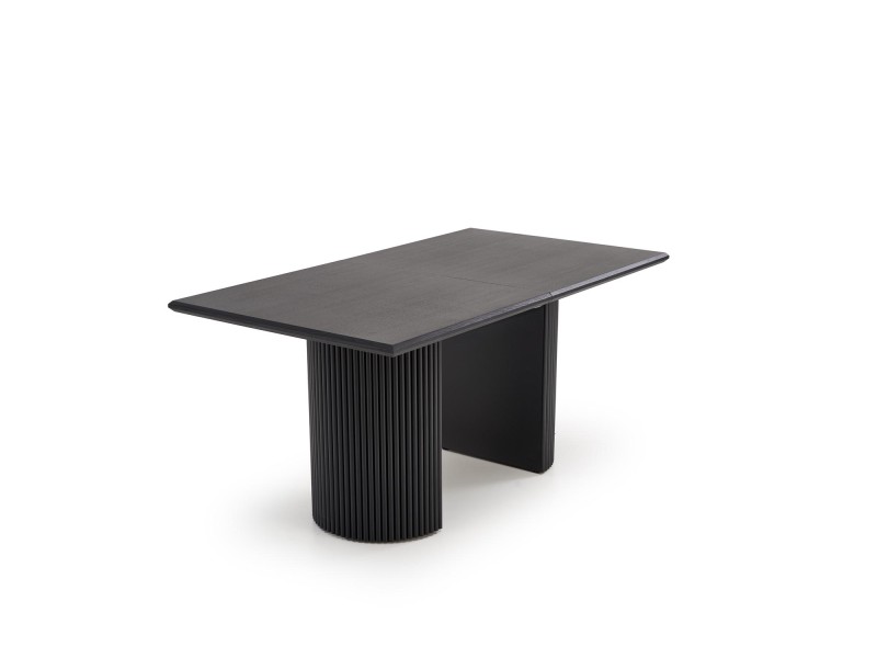 Stół BOLERO rozkładany 160-250x90x78 cm dąb naturalny/czarny - Halmar