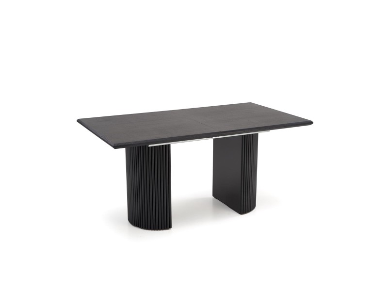 Stół BOLERO rozkładany 160-250x90x78 cm dąb naturalny/czarny - Halmar