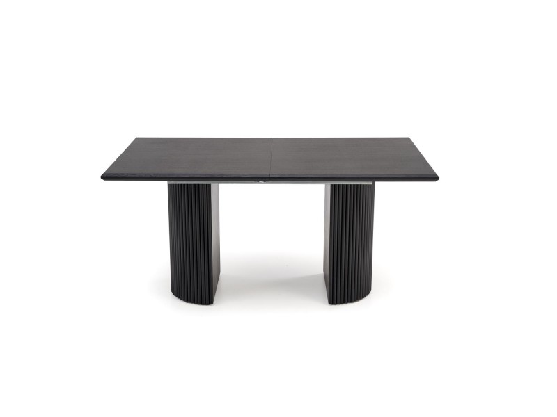 Stół BOLERO rozkładany 160-250x90x78 cm dąb naturalny/czarny - Halmar