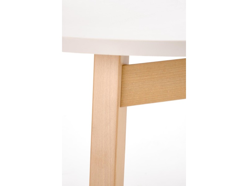 Stół RUBEN kolor blat - kaszmir, nogi - naturalny - Halmar