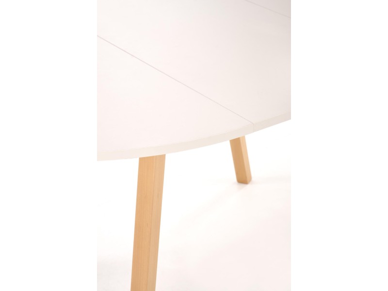 Stół RUBEN kolor blat - kaszmir, nogi - naturalny - Halmar