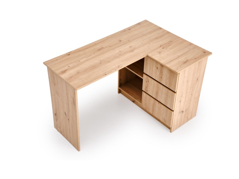 Biurko BEGA , dąb artisan - Halmar