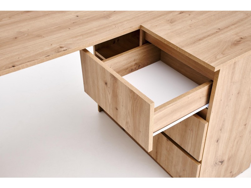 Biurko BEGA , dąb artisan - Halmar