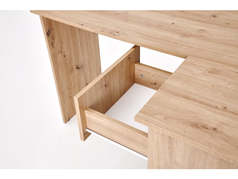 Biurko BEGA , dąb artisan - Halmar