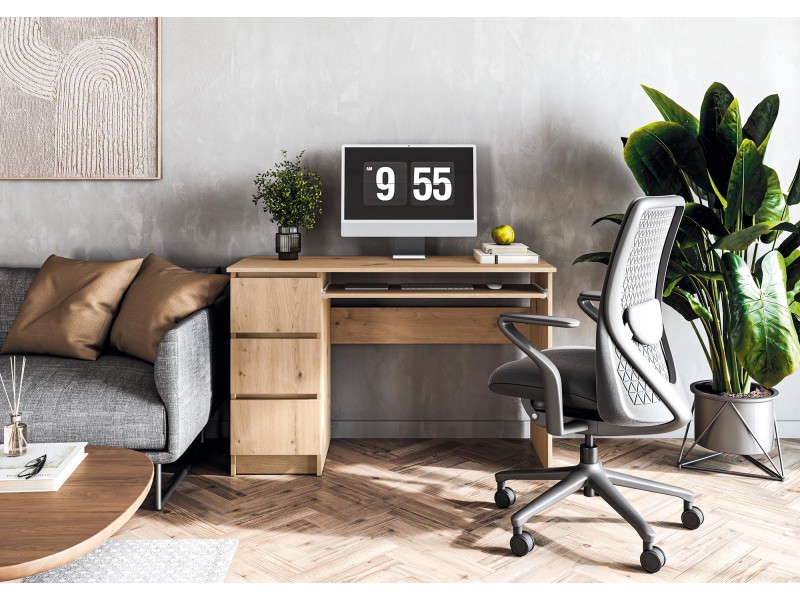 Biurko CINO , dąb artisan - Halmar