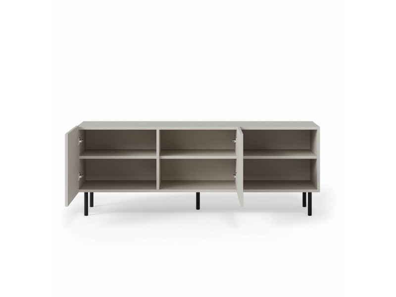Stolik PAXOS RTV-1 TV RTV 150 cm, kolor: kaszmir - czarny - Halmar