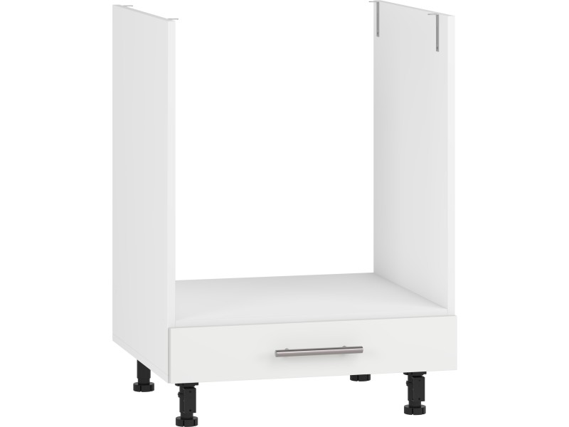 Szafka VENTO DP-60/82 dolna pod zabudowę piekarnika front: biały mat szuflada - Halmar