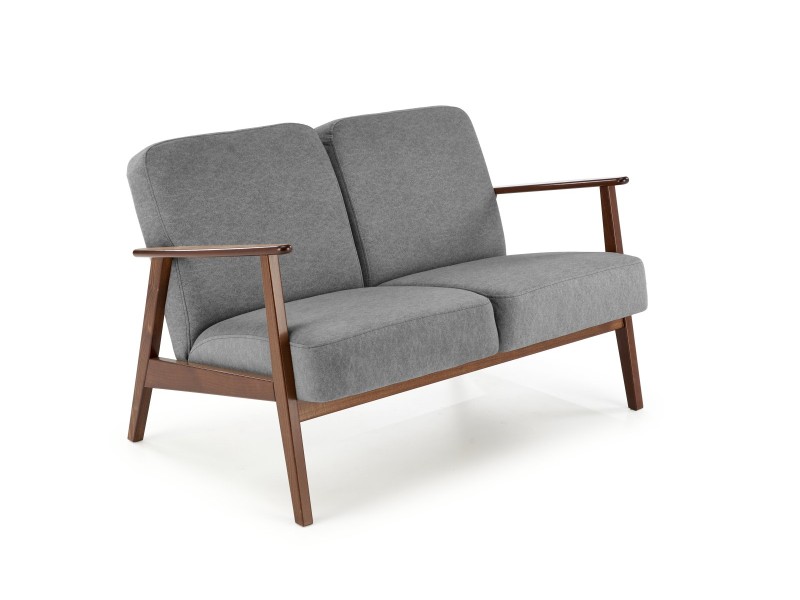 Sofa MILANO 2S - popielaty tap. Castel 93 - Halmar