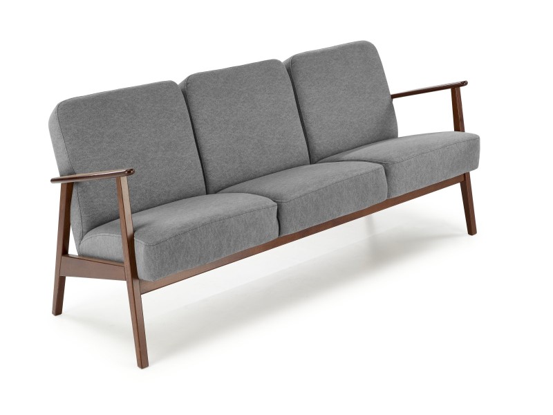 Sofa MILANO 3S - popielaty tap. Castel 93 - Halmar