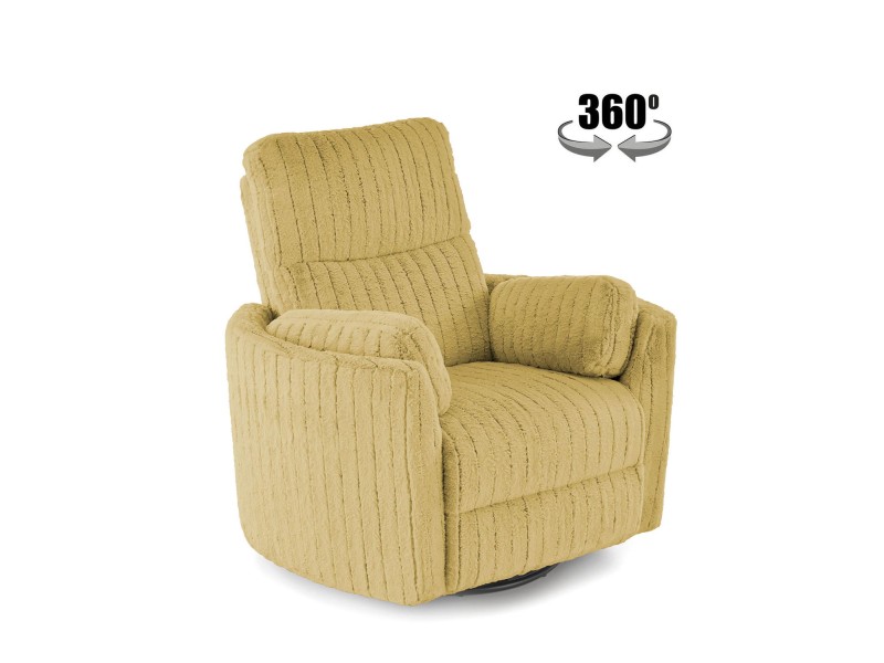 Fotel PEGAS wypoczynkowy musztardowy - Halmar