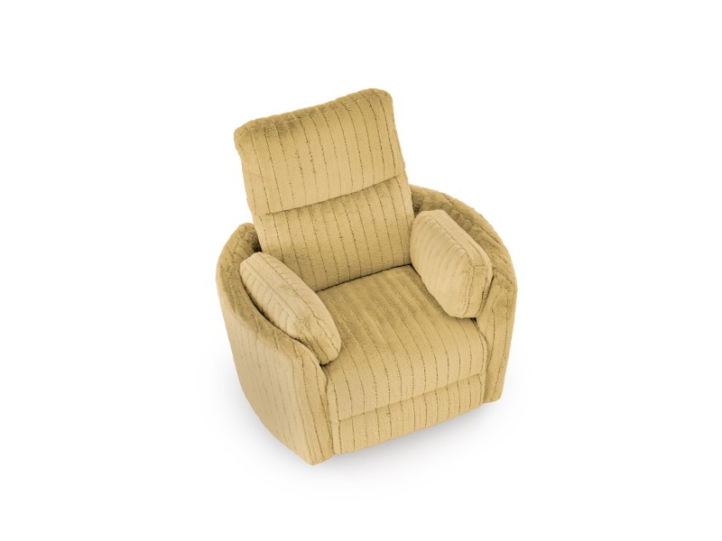 Fotel PEGAS wypoczynkowy musztardowy - Halmar