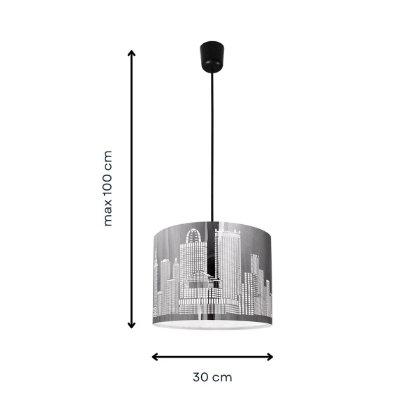 Lampa wisząca City 1A Lampex