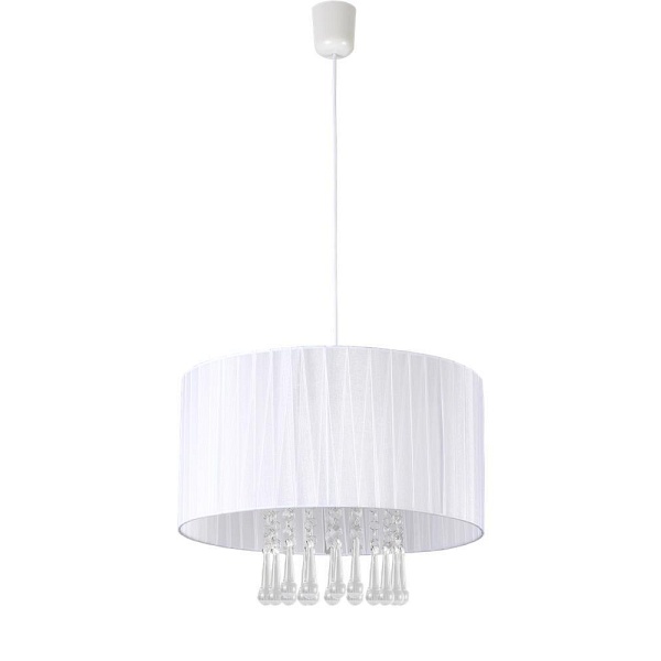 Lampa wisząca Wenecja biała Lampex