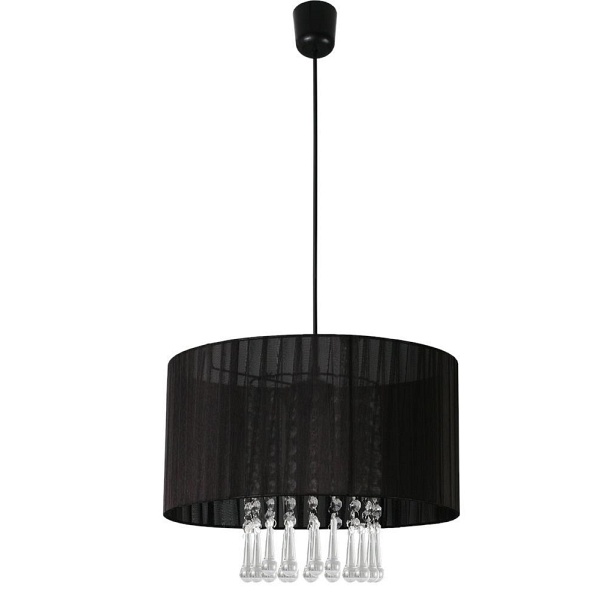 Lampa wisząca Wenecja czarna Lampex