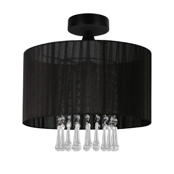 Plafon Wenecja Czarny Lampex