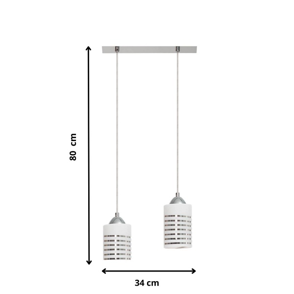 Lampa wisząca Nila 2 Lampex