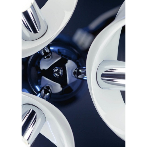 Żyrandol Emma 6 czerwony Lampex