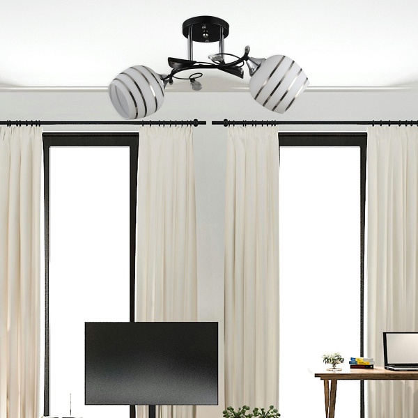 Żyrandol Milton 2 Lampex