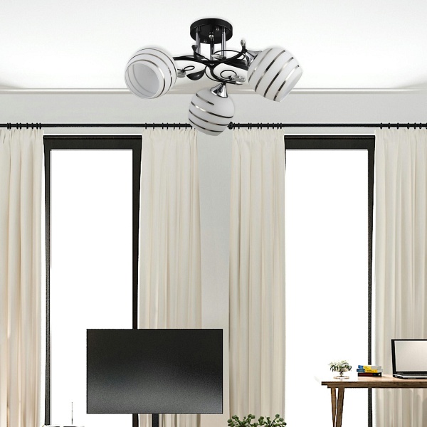 Żyrandol Milton 3 Lampex