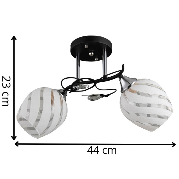 Żyrandol Nelson 2 Lampex