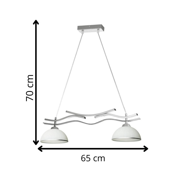 Lampa wisząca Eris 2 Lampex