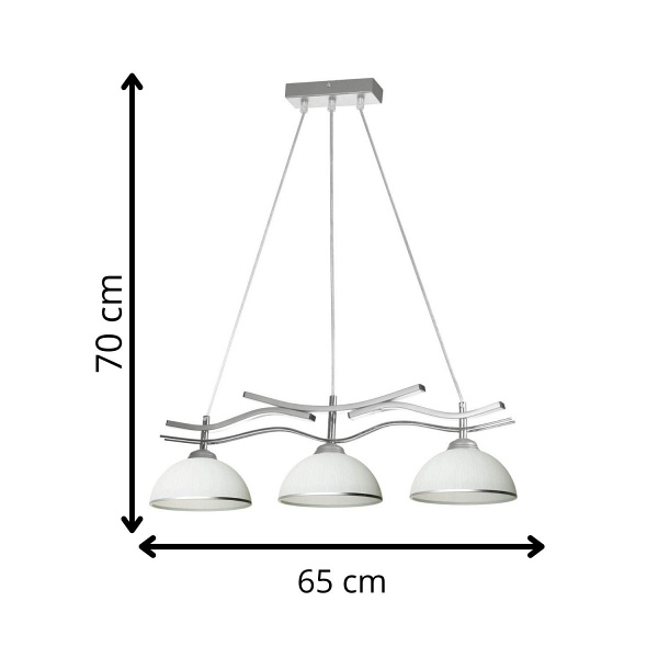 Lampa wisząca Eris 3 Lampex