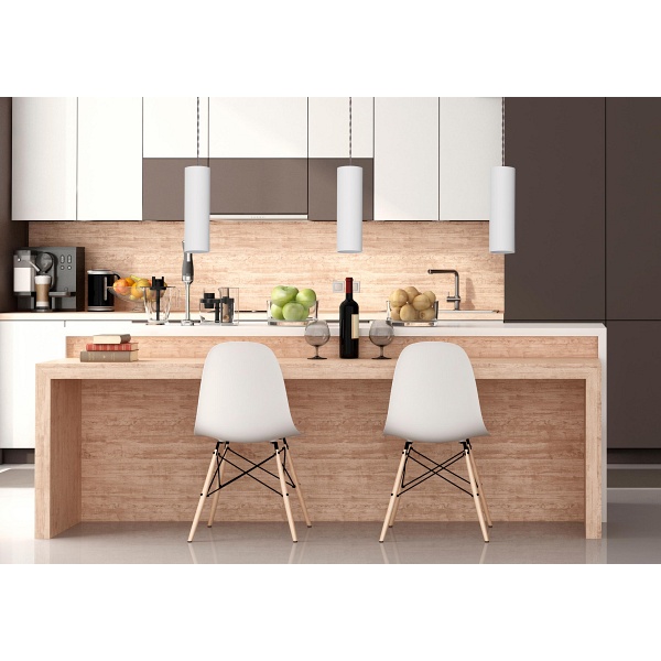 Lampa wisząca Rollg 3 biała Lampex