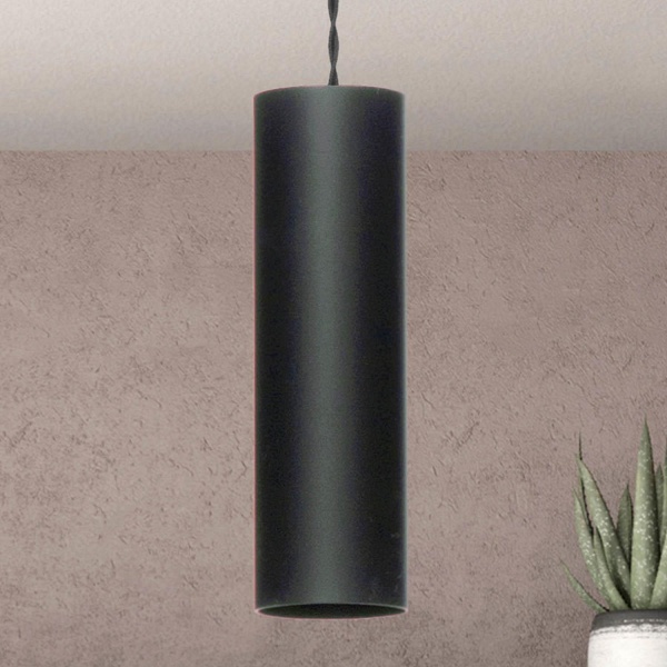 Lampa wisząca Rollg 3 czarna Lampex