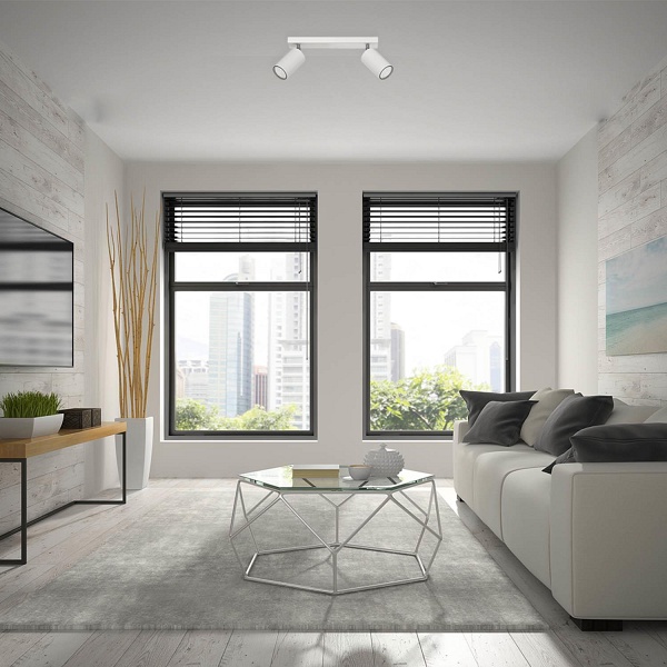 Plafon Rolos 2 biały Lampex