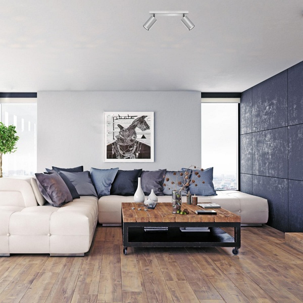 Plafon Rolos 2 popiel Lampex