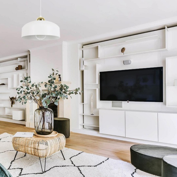 Lampa wisząca Melania Z biała Lampex