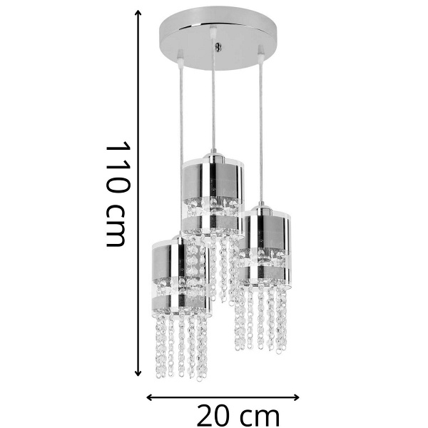 Lampa wisząca Bona 3P Lampex