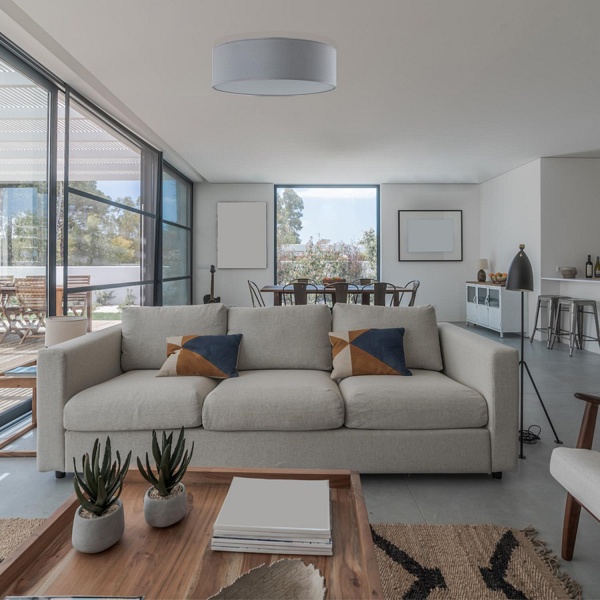 Plafon Iglo 50 popiel Lampex