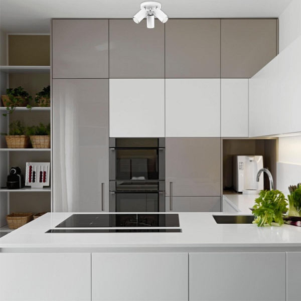 Plafon Rolos 3A biały Lampex