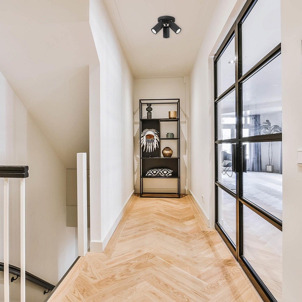 Plafon Rolos 3A czarny Lampex