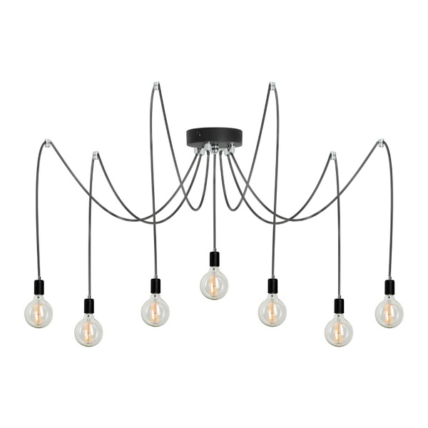 Lampa wisząca Ragno 7 Lampex