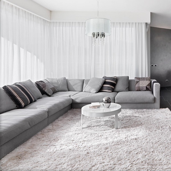 Lampa wisząca Camilla biała Lampex