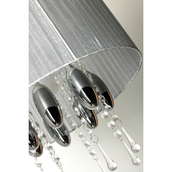 Lampa wisząca Camilla biała Lampex