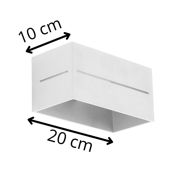 Kinkiet Quado PRO B biały Lampex