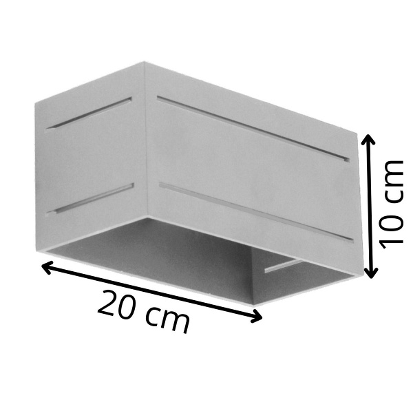 Kinkiet Quado PRO PLUS B popiel Lampex