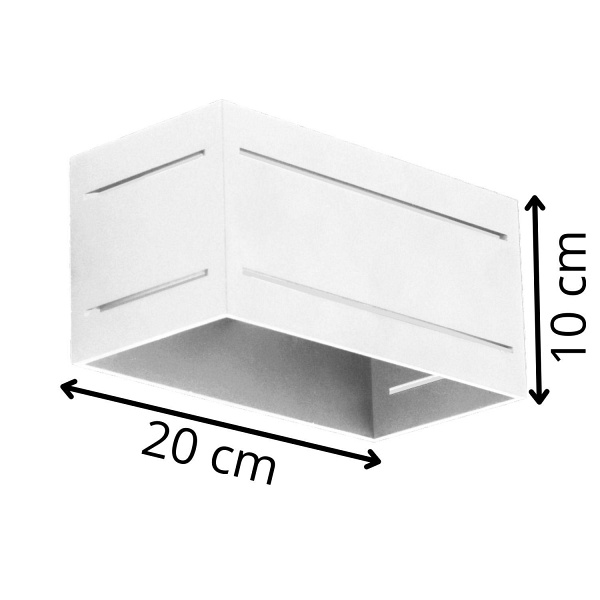 Kinkiet Quado DELUXE B biały Lampex