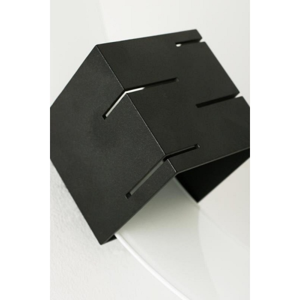 Kinkiet Vitrum A czarny Lampex