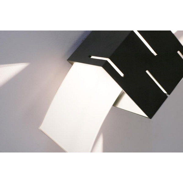 Kinkiet Vitrum A czarny Lampex